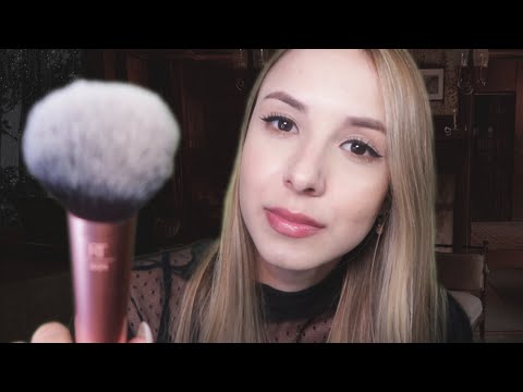 ASMR - SONS DE BOCA | PINCEL NA TELA | SONS DE CHUVA