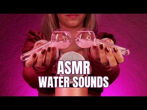 [ASMR] Water Sounds with Ice Globes for Ultimate Relaxation