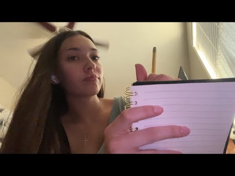 ASMR: drawing/sketching your face ✍️🩵 (soft spoken, lofi)