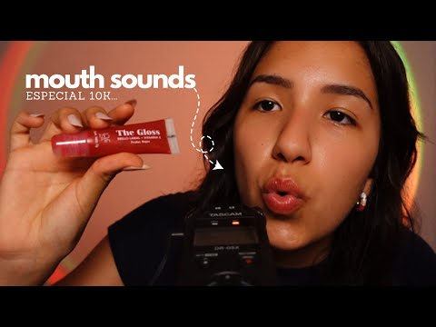 ASMR - celebrando los 10k con una dosis de mouth sounds  💋🥳