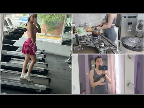 Muchacha regresa al gym después de mucho( VLOG+RECETA DE COMIDA)