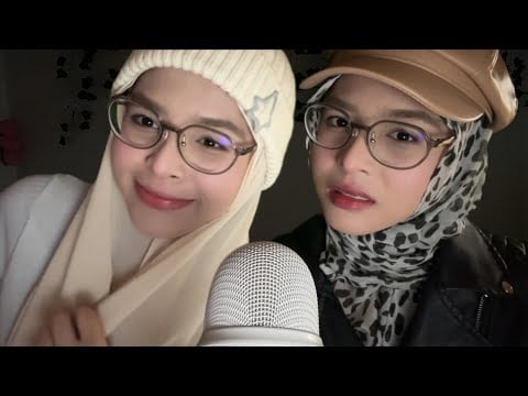 ASMR ♡ My Twin Gives You Double Tingles 🎀 Tapping, Scratching & Mouth Sounds