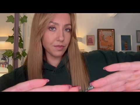 ASMR Patdown RP - lofi, inaudible speaking, rustling clothes, bag check