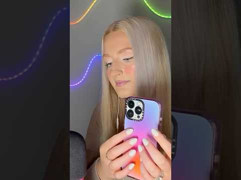 Phone case tingles 🌈📱 #asmr #visualtingle #asmrvideos #shortvideo #whispering