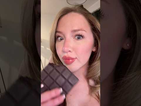 I love chocolate #asmrsounds #asmrfood #asmrvideo
