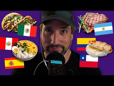 ¿Cuál es la MEJOR COMIDA de Latinoamérica y España? [ASMR]