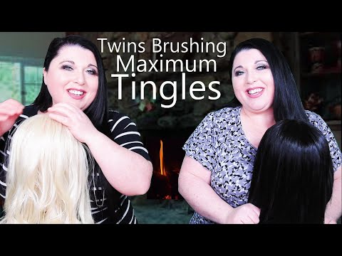 ASMR Twins Hair Brushing for MAXIMUM Tingles and Relaxation