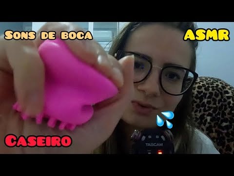 ASMR CASEIRO COM MUITO SONS DE BOCA NO TASCAM #asmr