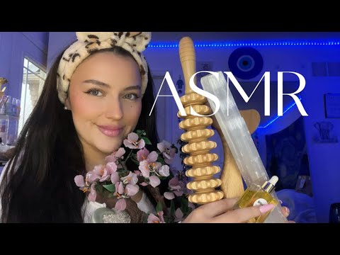 ASMR ~ random triggers! (tapping, whispering, glass, wood) #asmr #tapping #whispering