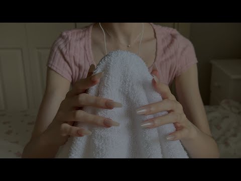 ASMR 1 hour of thunder towel to help you fall asleep⛈️ | no talking