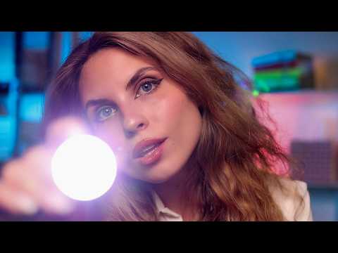 ASMR Extremely Detailed Eye Exam,Light Tests,Color Vision Check | Medical Roleplay