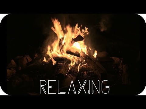 Binaural Crackling Bonfire, Chirping Crickets, Crunching Leaves. Nature ASMR.