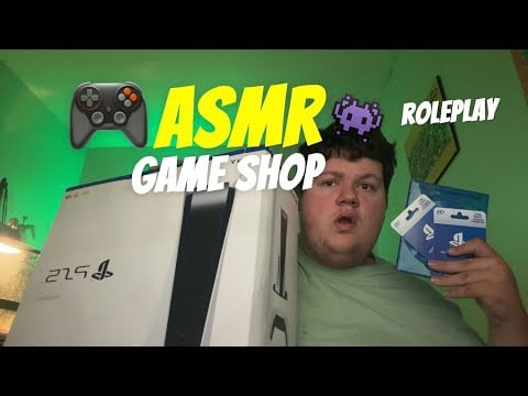 ASMR | POV Game Shop 🎮 Whispered Roleplay (Tapping + Crinkles)
