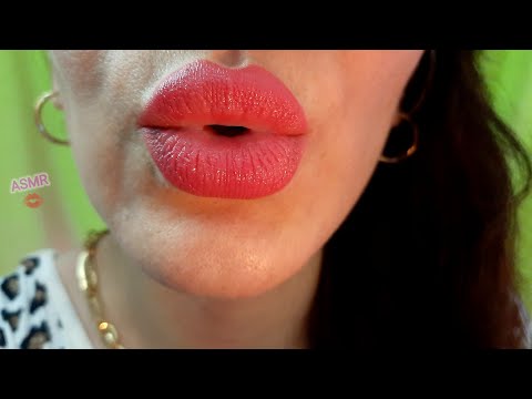 100 ASMR Lens Kisses 💋 | Intense Whispering & Relaxing Mouth Sounds | ASMR Close-Up Kisses