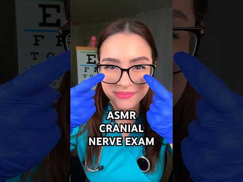 FAST Cranial Nerve Exam ASMR 🧠 #asmr #shorts #asmrforsleep