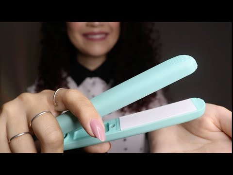 ASMR| SUA IRMÃ MAIS VELHA e um pouco debochada TE ARRUMA P/ um ENCONTRO | Chapinha e make