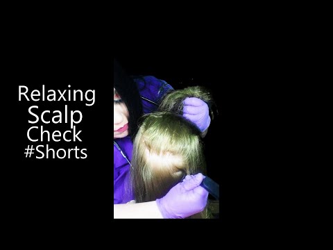 ASMR Relaxing Scalp Check #Shorts