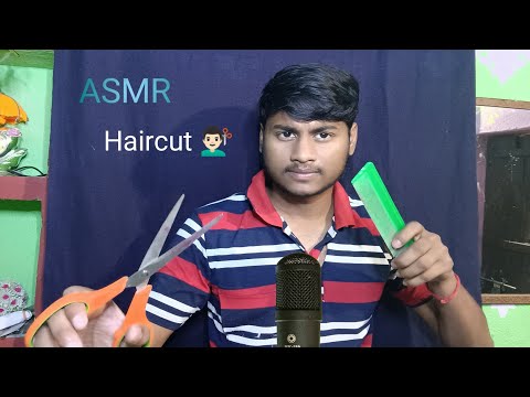 ASMR Doing Your Haircut 💇‍♀️ And Massage 💆‍♀️