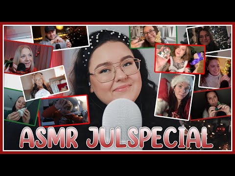 ASMR JULSPECIAL ❤️ Collab med Sveriges ASMR-artister 🎄✨
