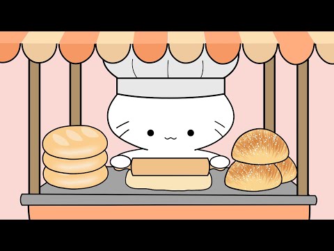 ASMR animation | cat's bakery