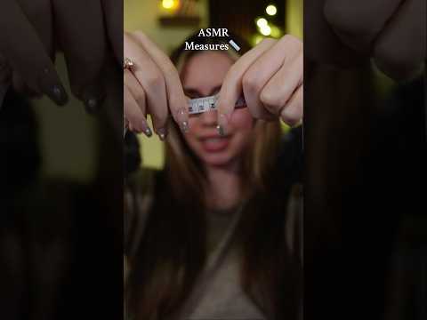 Measuring your face and somehow everything is 67 #ASMR #67 #shortsfeed #youtubeshorts