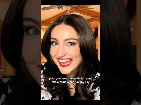 pov: your new jersey italian aunt explains how she's a gay ally #asmr