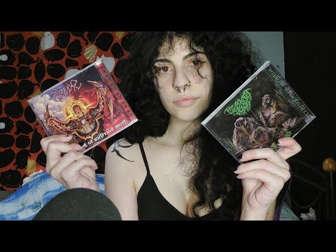 ASMR showing you my CD Collection pt.3 (death metal, metal, grindcore)