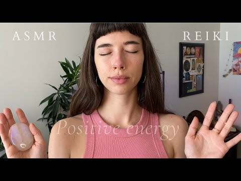 Reiki ASMR ~ Quick mood and energy boost | Connect to positive vibes | Uplifting | Energy healing