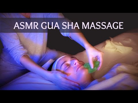 GUA SHA + MASSAGGIO VISO e COLLO con OLIO 💆🏻‍♀️ ASMR WHISPERING con Anna