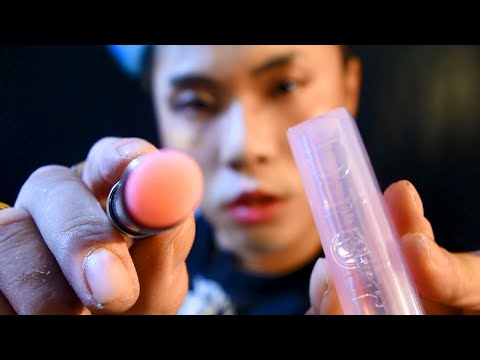 Full Face in 3 Min ⚡ Satisfying ASMR: MAC, NARS, Dior • Fast & Aggressive Korean Makeup Roleplay