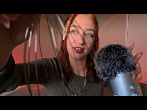 ASMR whisper ramble & random triggers w long nails