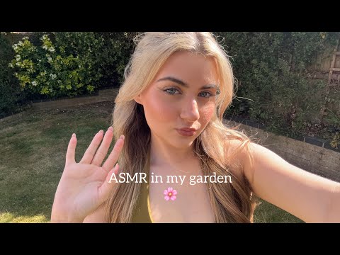 ASMR in my garden 🌸 (NO talking)