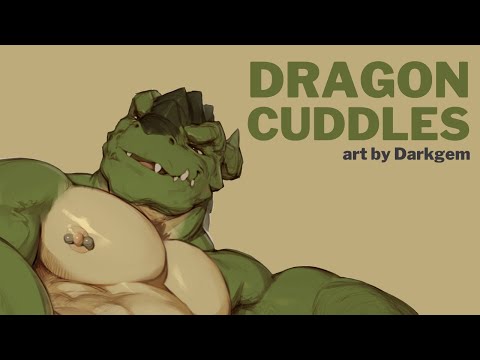 [Furry ASMR] Dragon Boyfriend Cuddles and Sleeps with You (Slow Heartbeat)