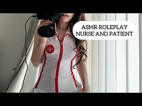 ASMR | Roleplay: Nurse Helps Patient w Belly Therapy (whispering, rubbing, massaging etc.)