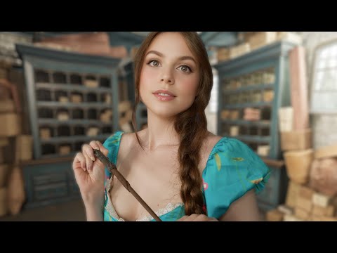 ASMR Lovely Little Witch Fantasy Roleplay (Color Analysis, Measuring, Personal Attention)