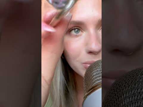 ASMR APPLYING BLUSH TO YOUR FACE. #asmrvideos #nails #triggersforsleep #asmrmakeup #rarebeauty