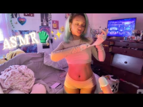 ASMR 18 Minutes of Latex Gloves Sounds 🧤🤍✨