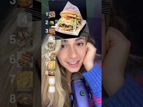 ASMR RANKING DE COMIDA 🐷 #asmr #relax #tingles #dormir