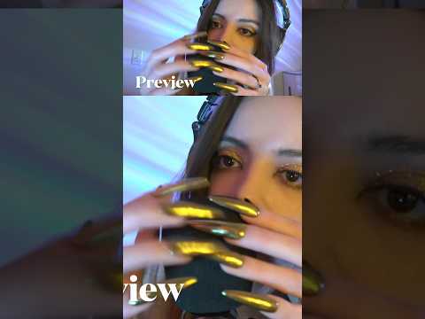 ASMR 😮‍💨 Foam Mic Scratching & Gold Nail Tapping | Close Whispered Triggers