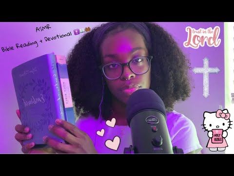 ASMR • Bible Reading & Devotional 🤲🏾✝️ | Peace in God’s Word, Gentle Affirmations, & Page Sounds ✨ 