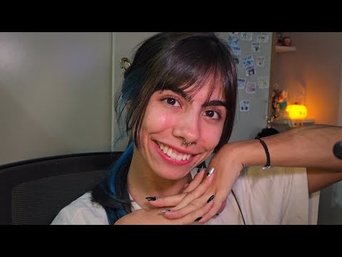 ASMR PRA QUEM AMA SUSSURROS (me maquiando e falando de assuntos diversos)