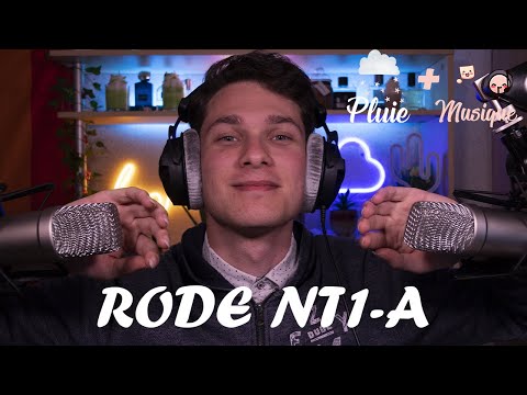 ASMR ON TEST LES RODES NT1-A ! ( Le son est incroyable 😍 ) | Version pluie et musique