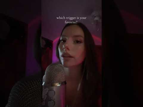 which asmr trigger is your favorite? #asmrshorts