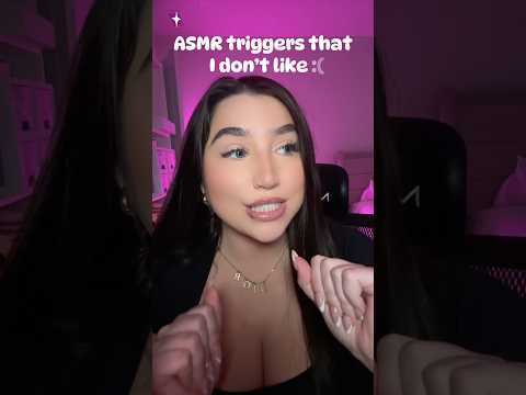 ASMR Triggers I don’t like 😡😤 #asmr #tingles #asmrtingles