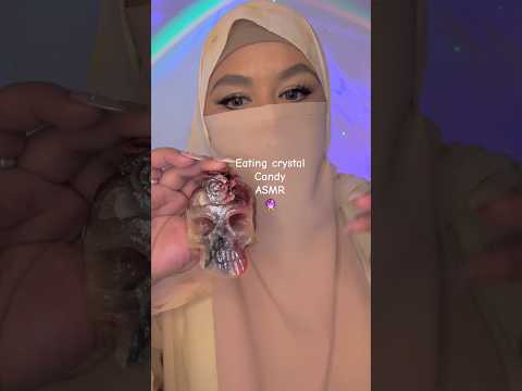 ASMR - Eating Crystal Candy @silkygem #mukbang #asmreating #asmr