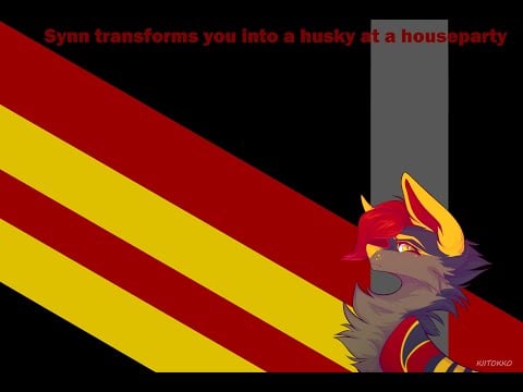 Houseparty Anthro Husky Transformation ASMR Roleplay