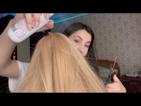 Asmr hair cut in 1 minute