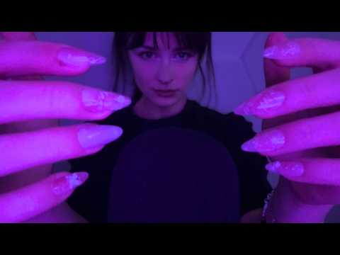 CRISP Hand + Nail Sounds (Scratching, Clicking, Tapping, Flutters) No Talking [ASMR]