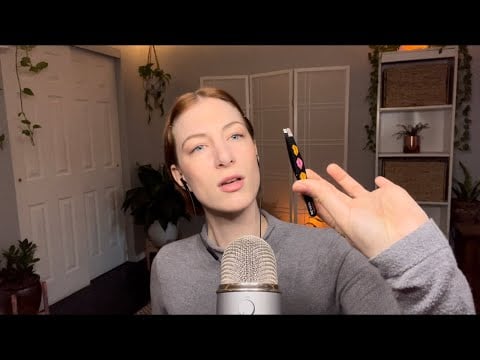Asmr negative energy plucking w/ tweezers