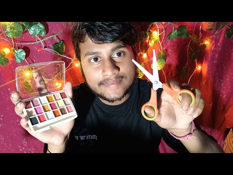 ASMR Fast Relaxing ☘️ Haircut & Makeup 💄
